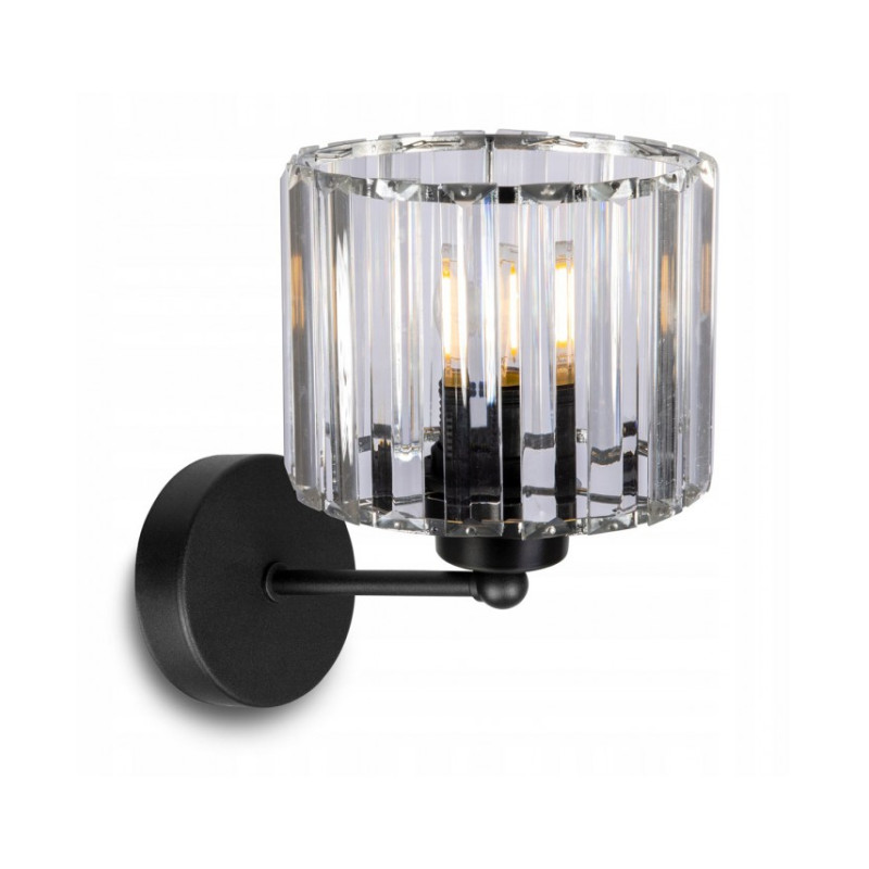 Compact wall lamp with glass shade HOLDI 2202/K foto2