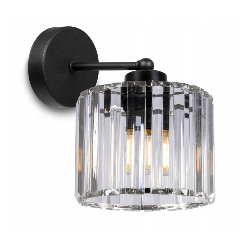 Compact wall lamp with glass shade HOLDI 2202/K