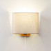 Dřevěné nástěnné svítidlos vypínačem na šňůře v jasném provedení a lněným béžovým stínidlem 60101 "HOTEL" foto3