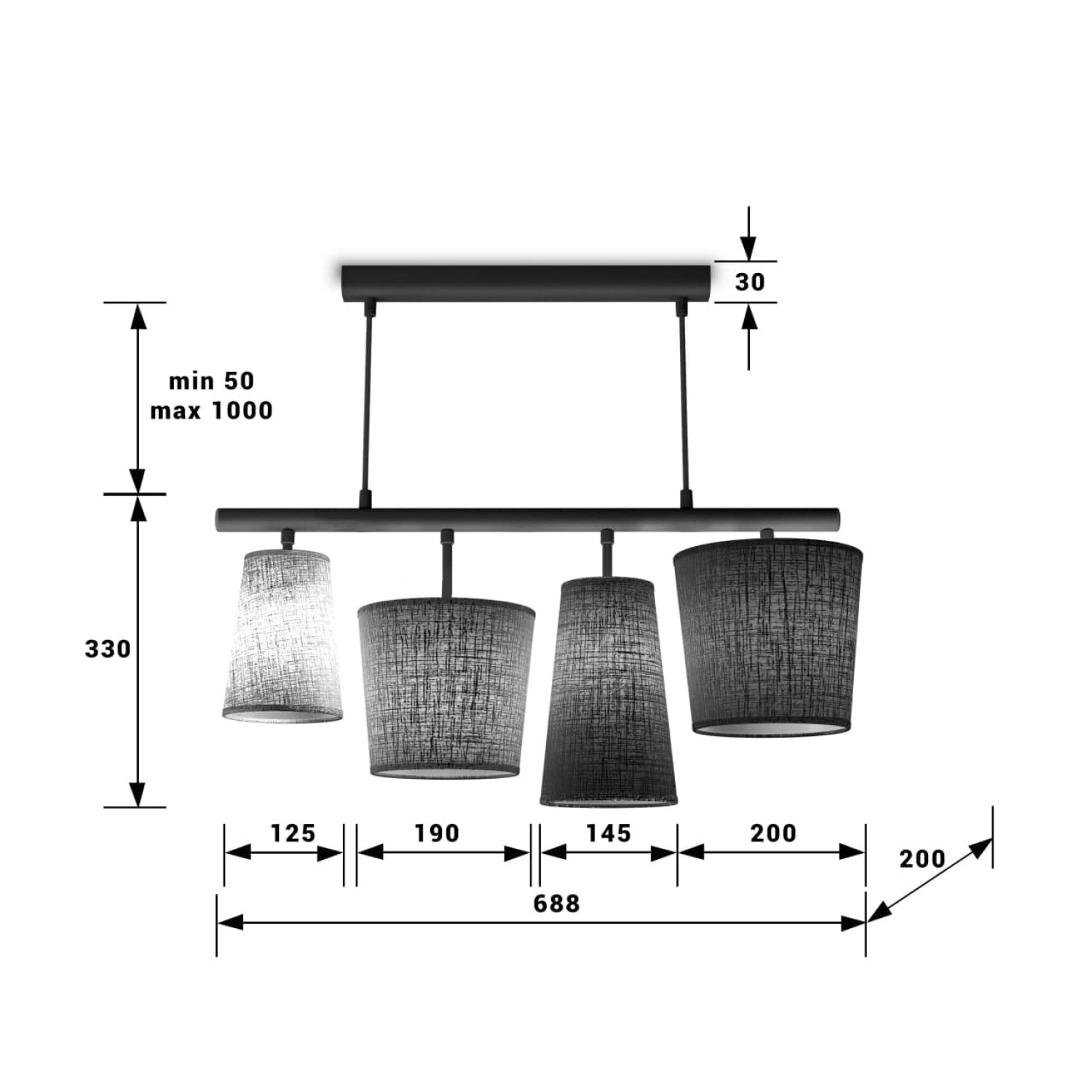 Pendant luminaire 40804 "JAZZ" foto2