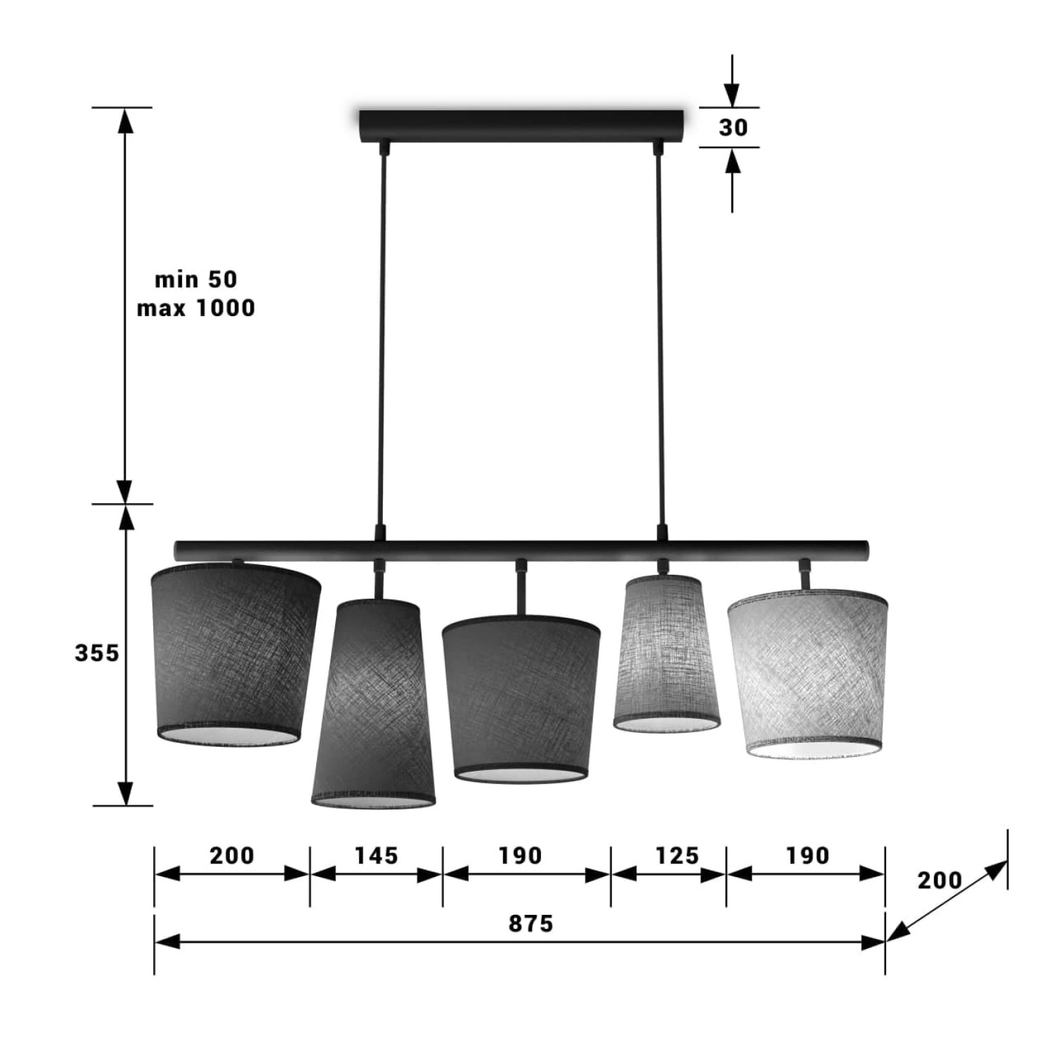 Pendant luminaire 40905 "JAZZ" foto2