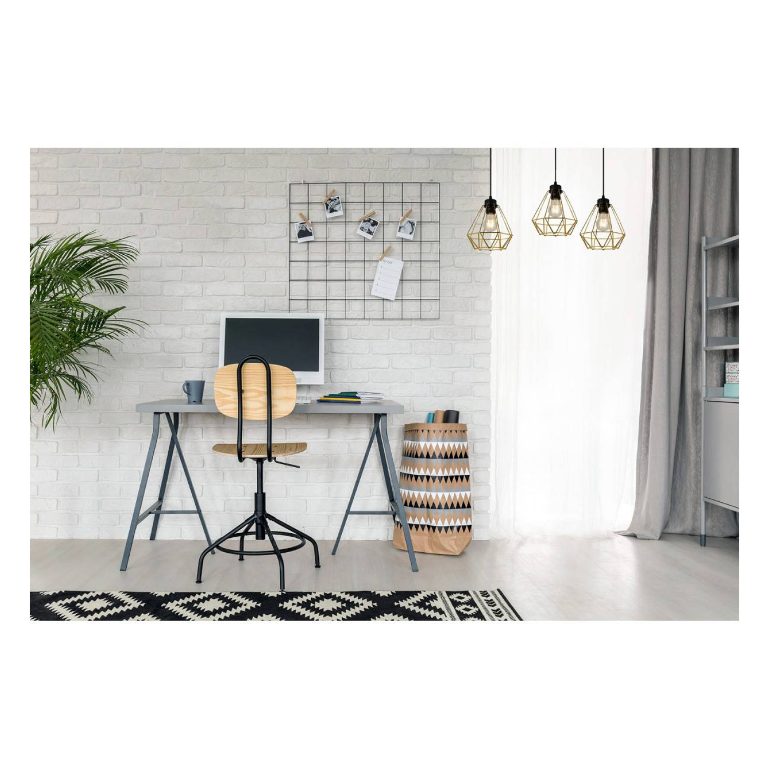 ELEGANT PENDANT LAMP LH026 SPIDER NUVOLA GOLD GOLD METAL SHADE foto5