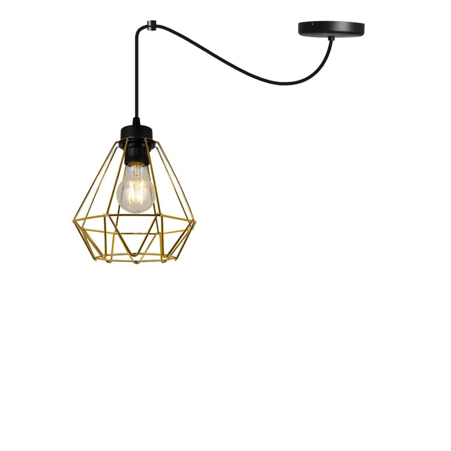 ELEGANT PENDANT LAMP SPIDER NUVOLA GOLD 2034/1 foto5