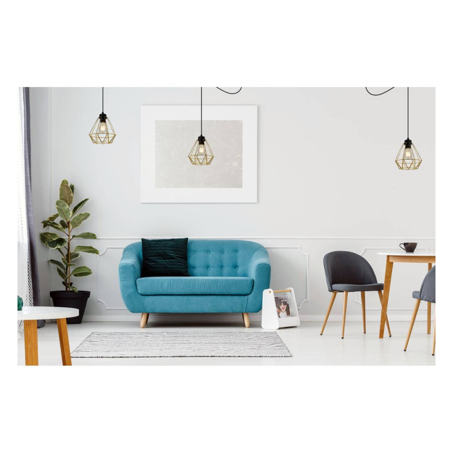 ELEGANT PENDANT LAMP SPIDER NUVOLA GOLD 2034/1 foto3