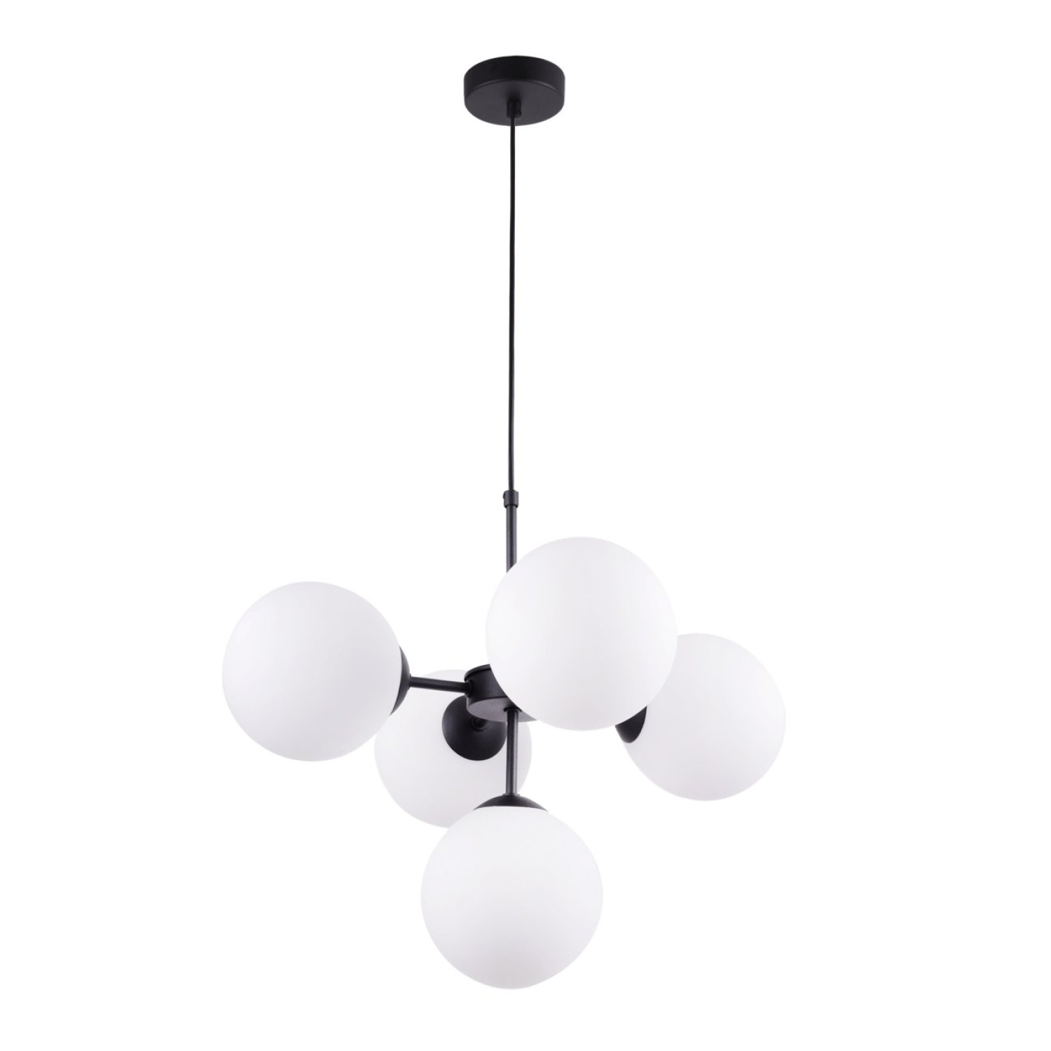 Stropní lampa s regulací v černém provedení, bílé stínidlo - stručný a elegantní "IMPERIA" foto7