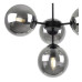Black Pendant Light with Adjustable Length and Graphite Shades foto10