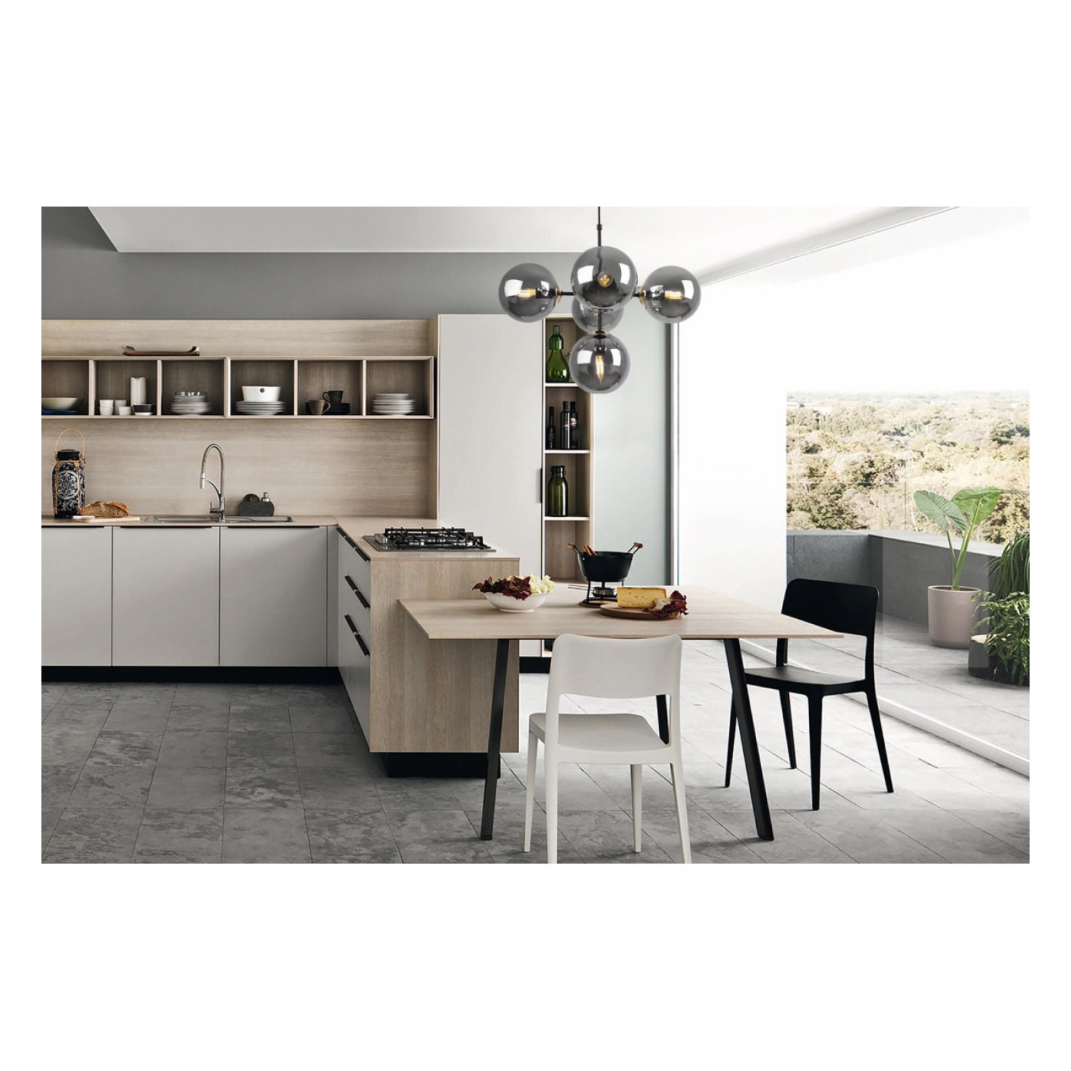 Závěsné světlo s nastavitelnou délkou a možností připojení k podvojnému vypínači"IMPERIA" foto8