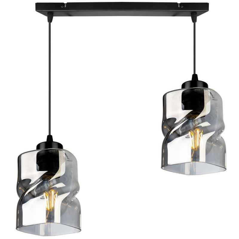Modern Pendant Lamp with Glass Shades LED NIKI 2195/2 foto2