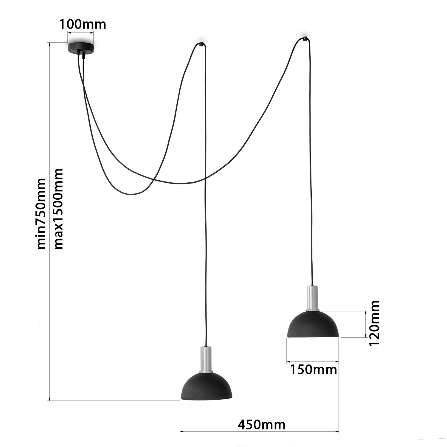 Pendant luminaire 60355 "LIMA" foto3