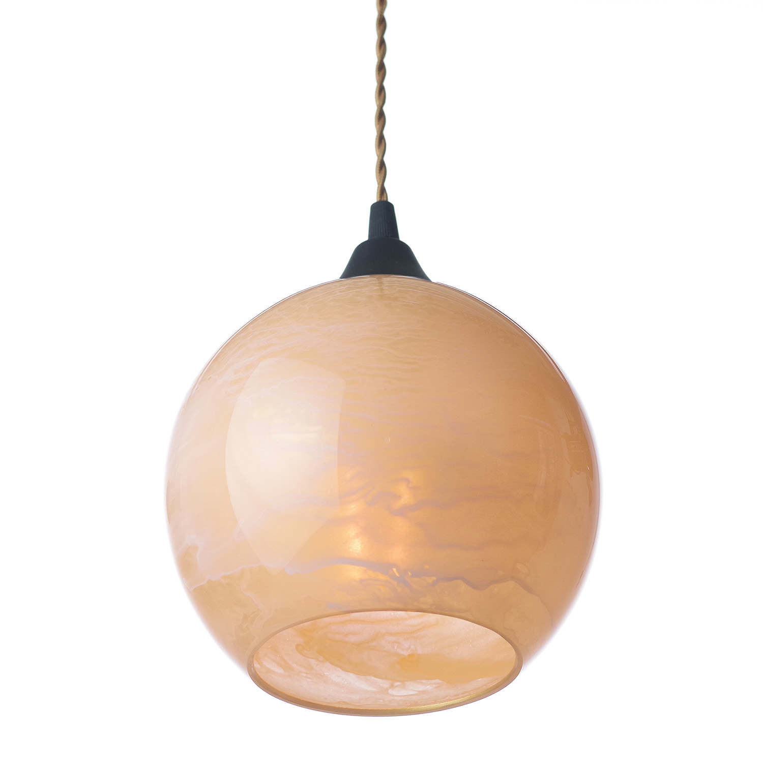 Závěsné svítidlo na lanku 19603 "Bubble melon" foto2