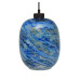 Závěsné svítidlo se stínítkem z foukaného skla v barvě modrá melanž 19603  "Marble "made in Italy foto5