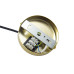 Luxusní závěsný textilní kabel pro svítidlo v zlatém provedení foto2
