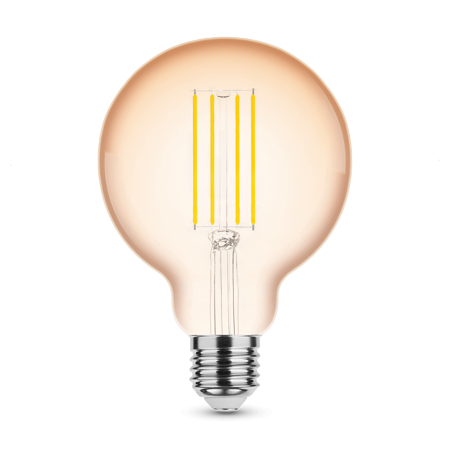 LED Filament Amber Globe G95 4W E27 320° 1800K (360 lumen) foto2