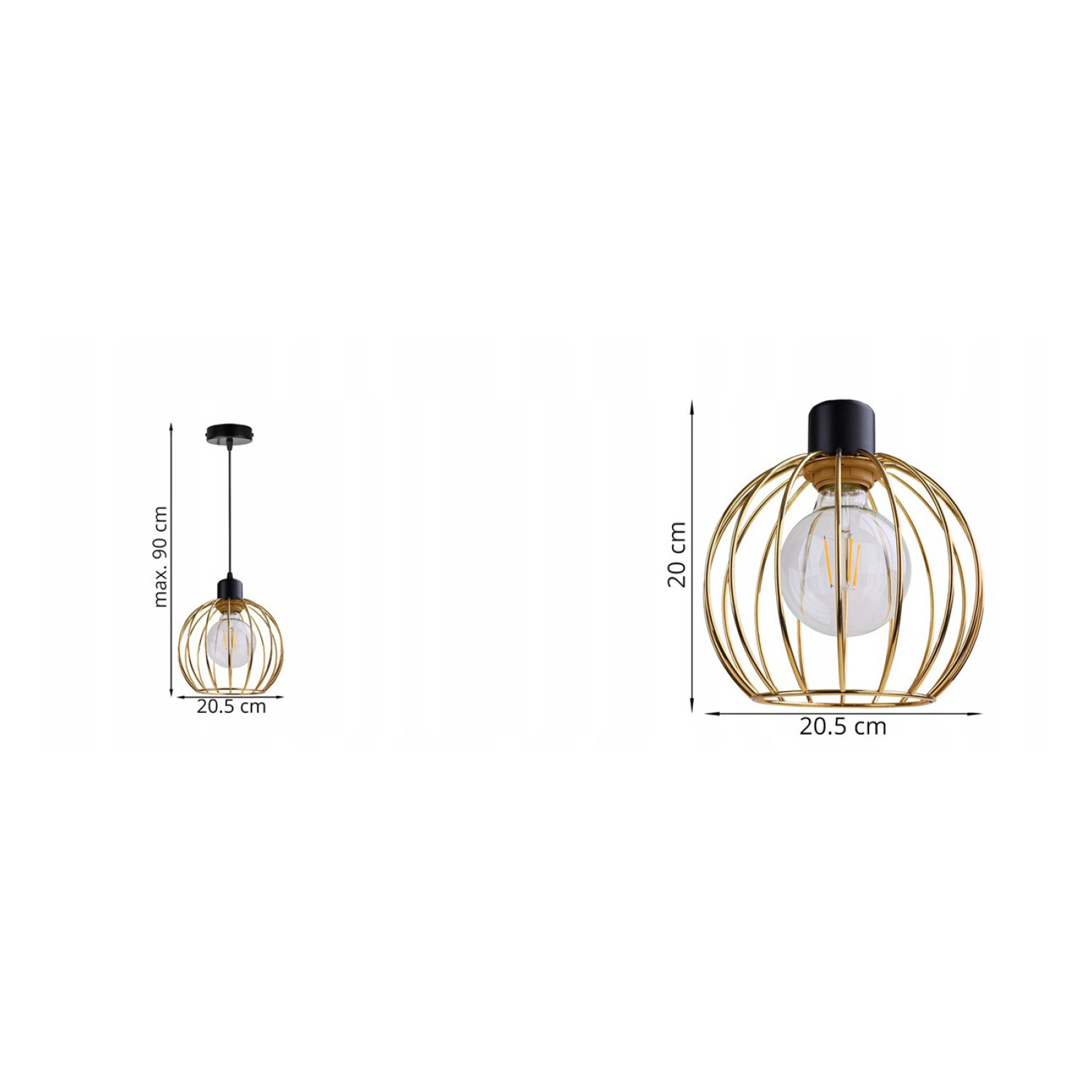 Pendant luminaire LH017 "MONA" foto6