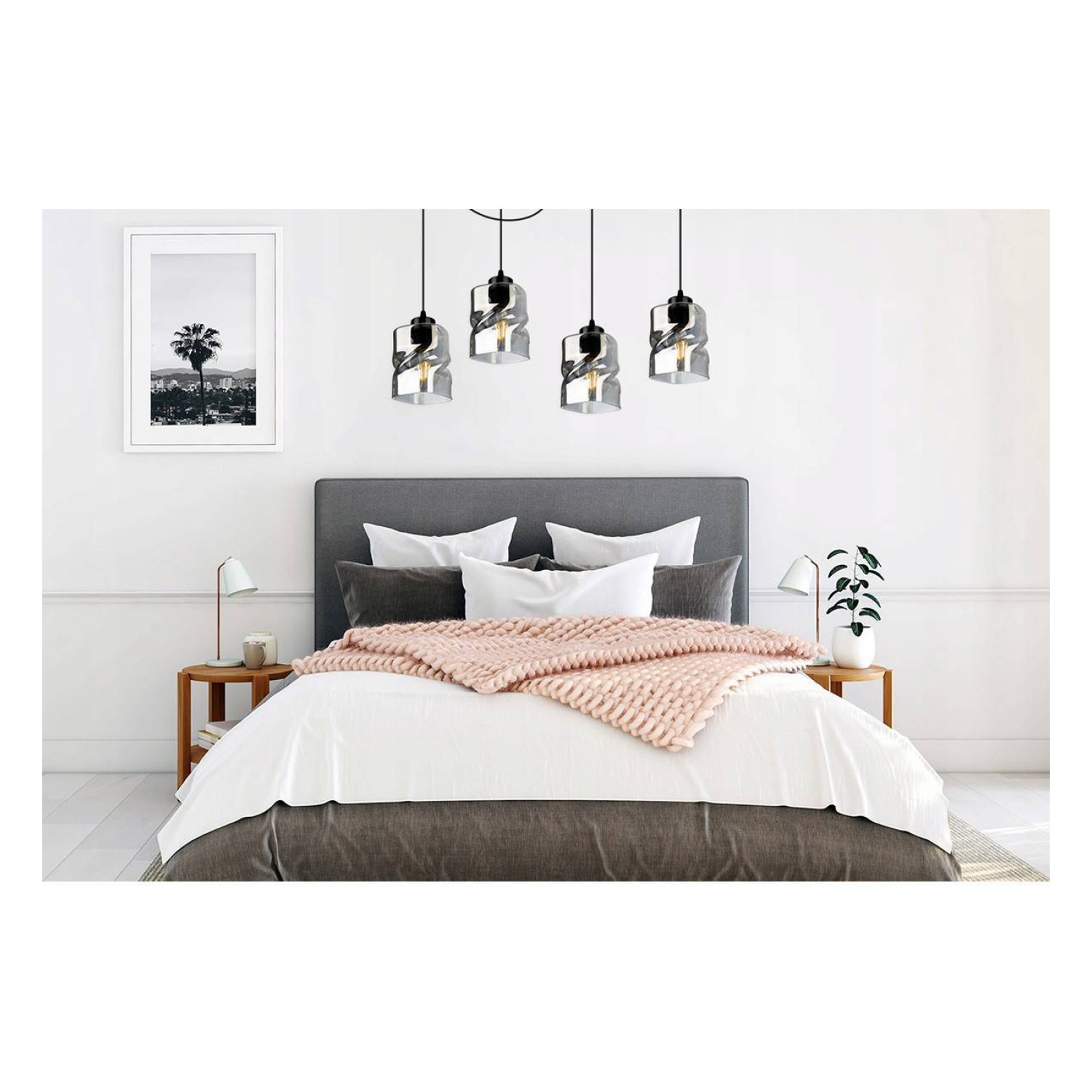 Závěsné svítidlo nastavitelné s jedinečnými skleněnými stínidly SPIDER NIKI 2195/4 foto4