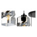 Modern Ceiling Light Fixture with Three Hand-Blown  Glass Shades NIKI 2195/3/OP foto3