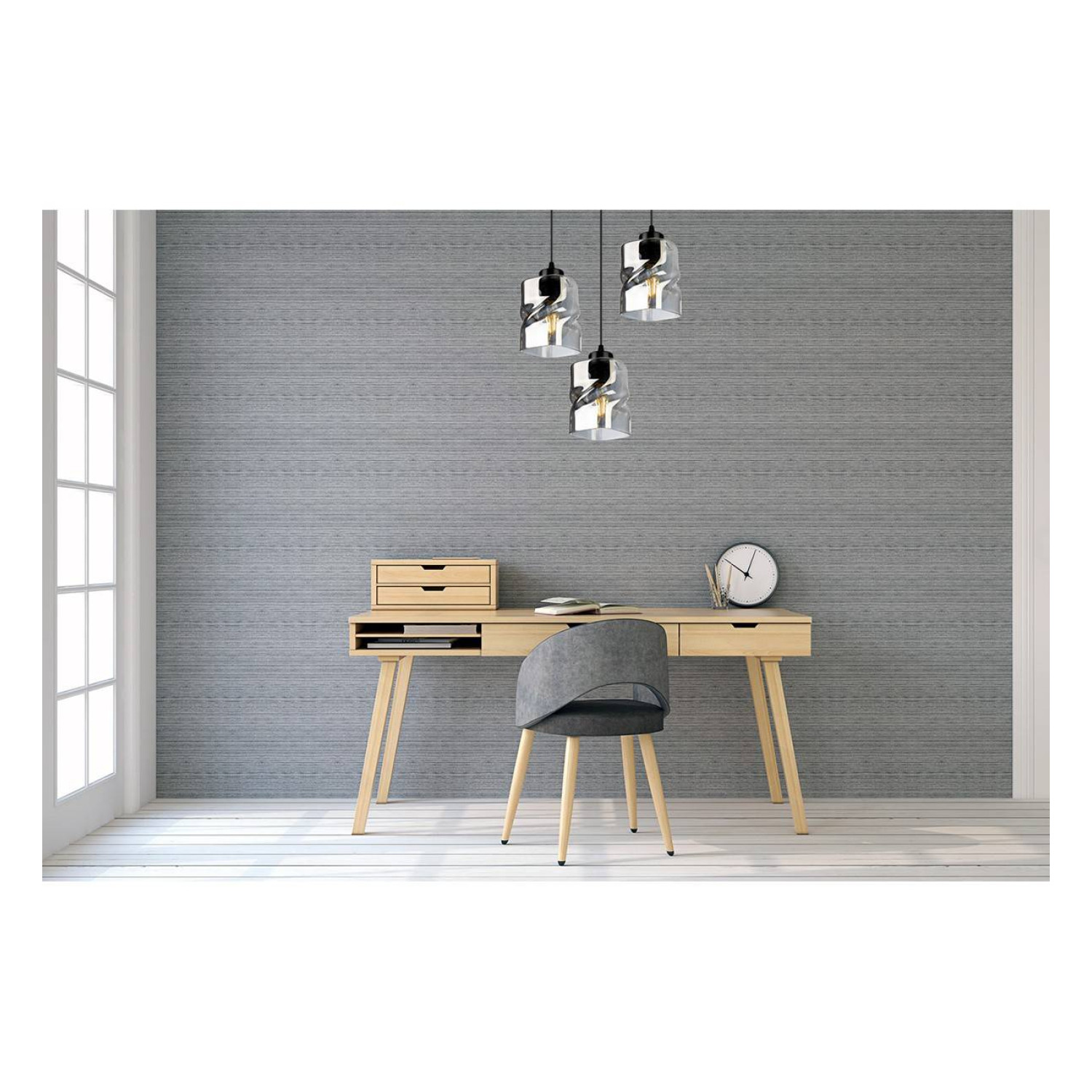 Moderní LED závěsné svítidlo se skleněnými stínidly NIKI 2195/3/OW foto4