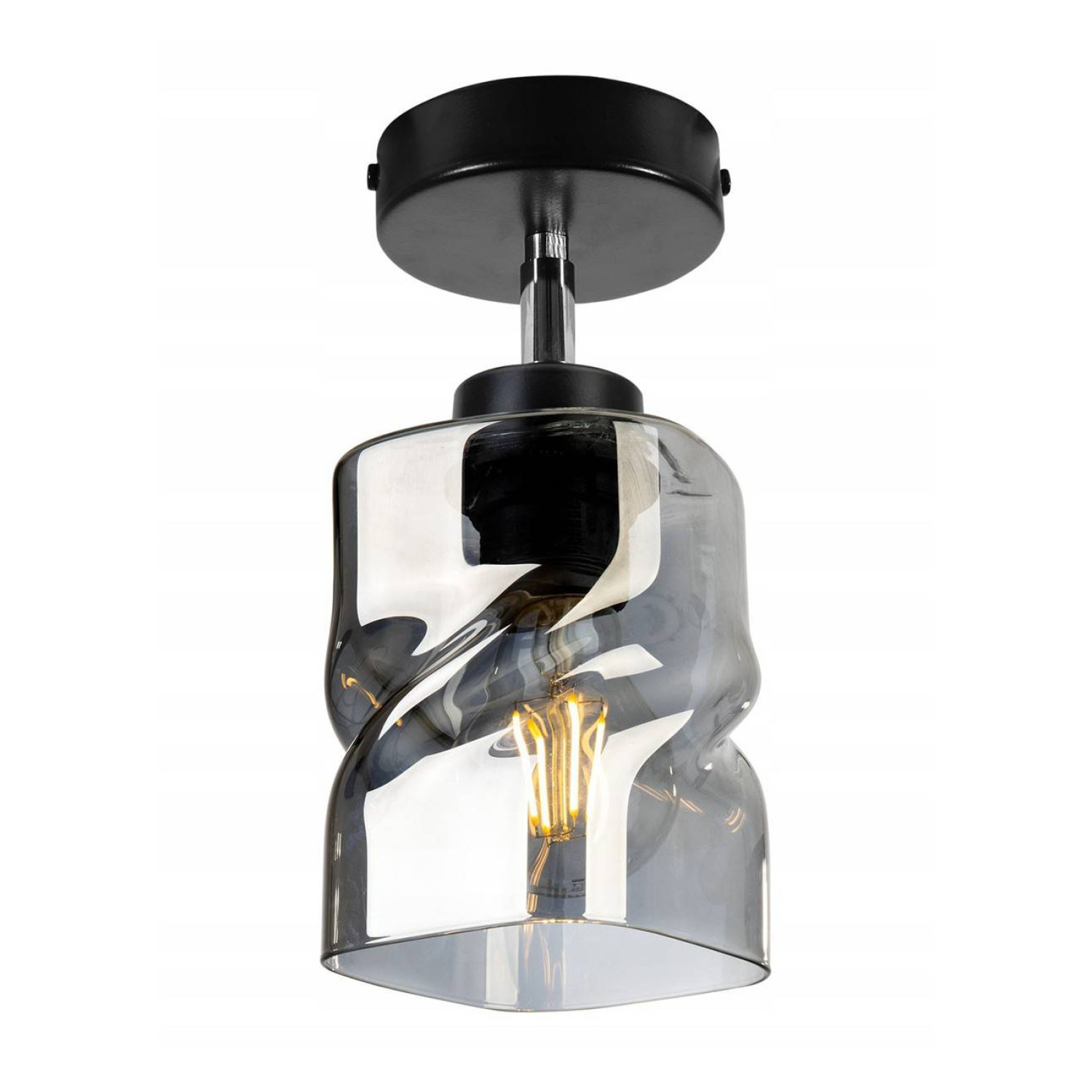 Stropní svítidlo s avantgardním skleněným stínidlem NIKI 2195/KP foto2