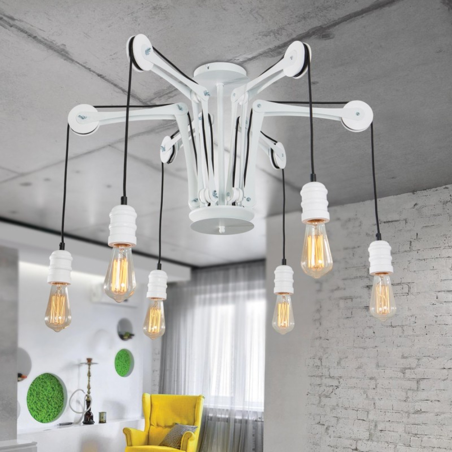 Lustr přisazený ke stropu 40366 foto4