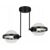 Modern ceiling light with two glass shades RING 2340/2/B foto4