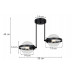 Modern ceiling light with two glass shades RING 2340/2/B foto4