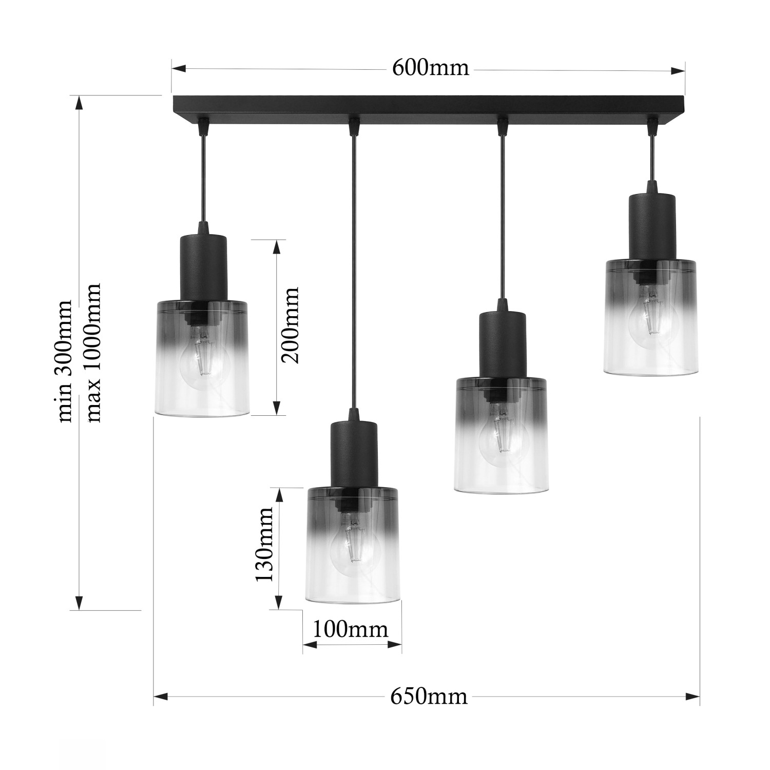 Pendant luminaire 50007 "ROBERTO" foto3