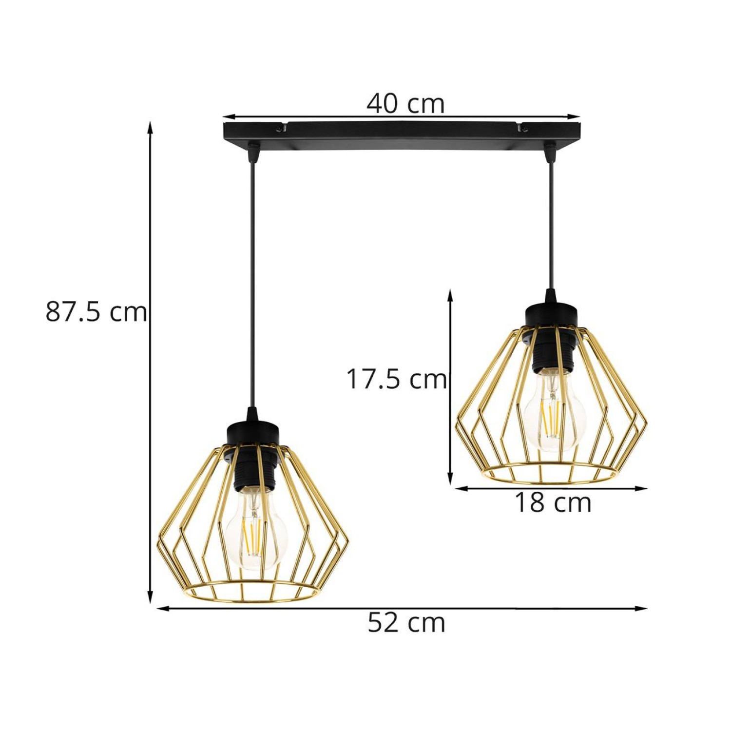 Pendant luminaire SANTOS 2214/2 foto4
