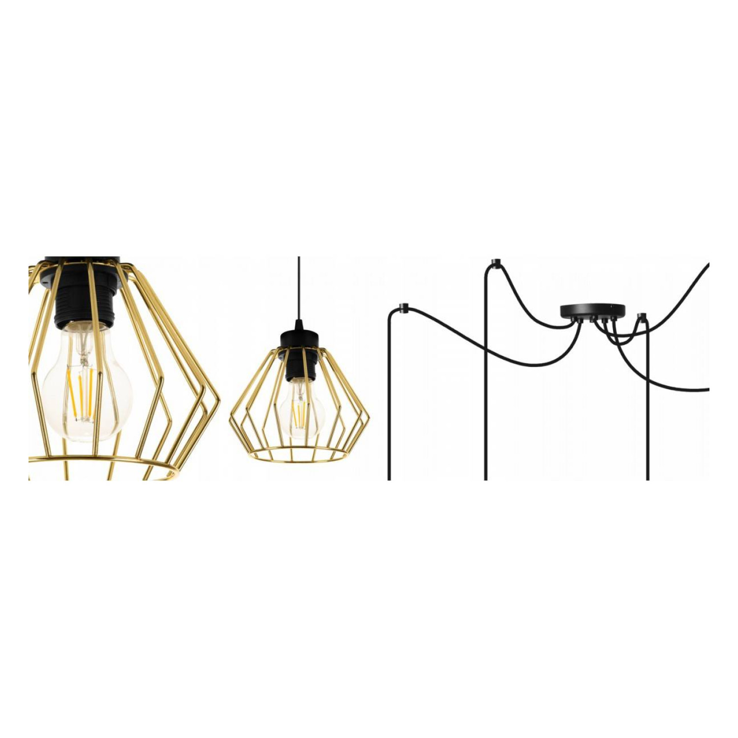 Pendant luminaire SPIDER SANTOS 2213/5 foto3