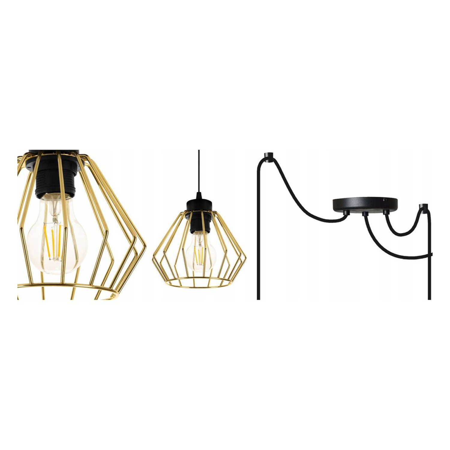 Pendant luminaire SPIDER SANTOS 2213/3 foto3