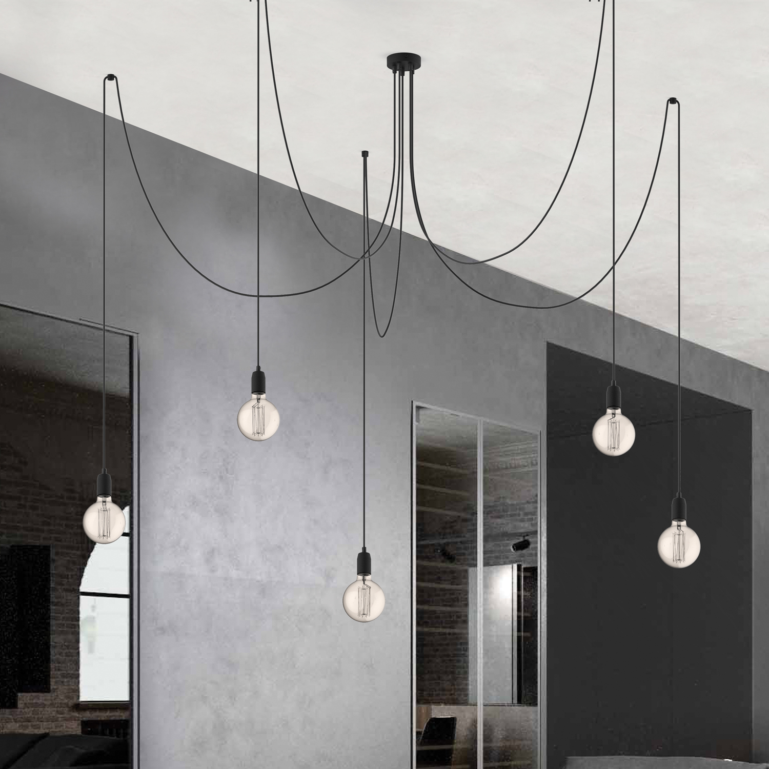 Pendant luminaire "SPIDER" 17506 foto2