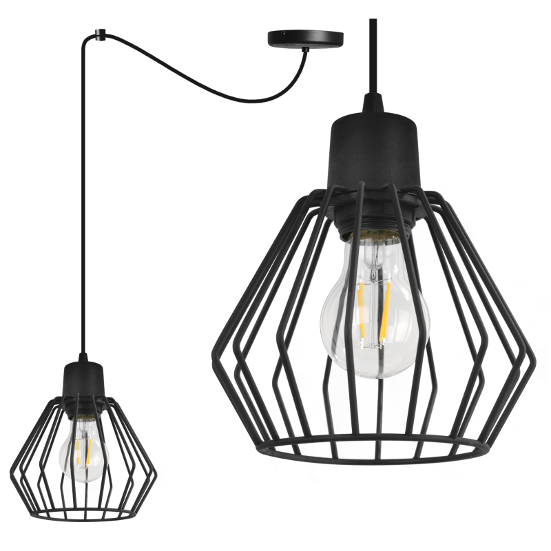 Pendant light on adjustable cables SPIDER NUVOLA 2502-1 foto2