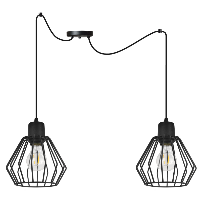 Pendant light on adjustable cables SPIDER NUVOLA 2502-2