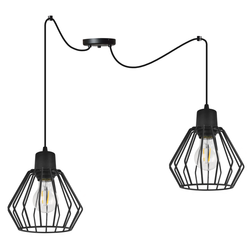 Pendant light on adjustable cables SPIDER NUVOLA 2502-2 foto2