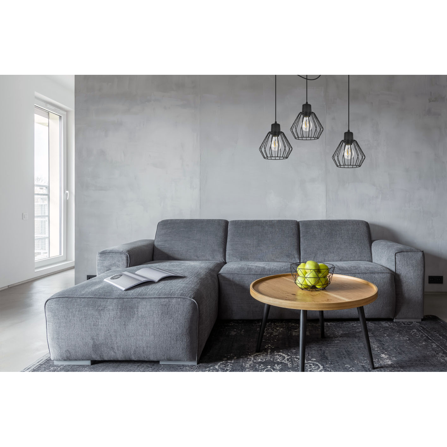 Pendant light on adjustable cables SPIDER NUVOLA 2502-3 foto6