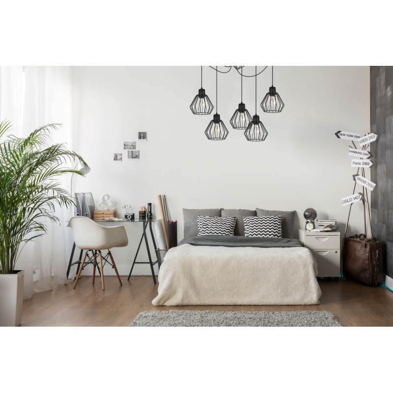 Pendant light on adjustable cables SPIDER NUVOLA 2502-5 foto5
