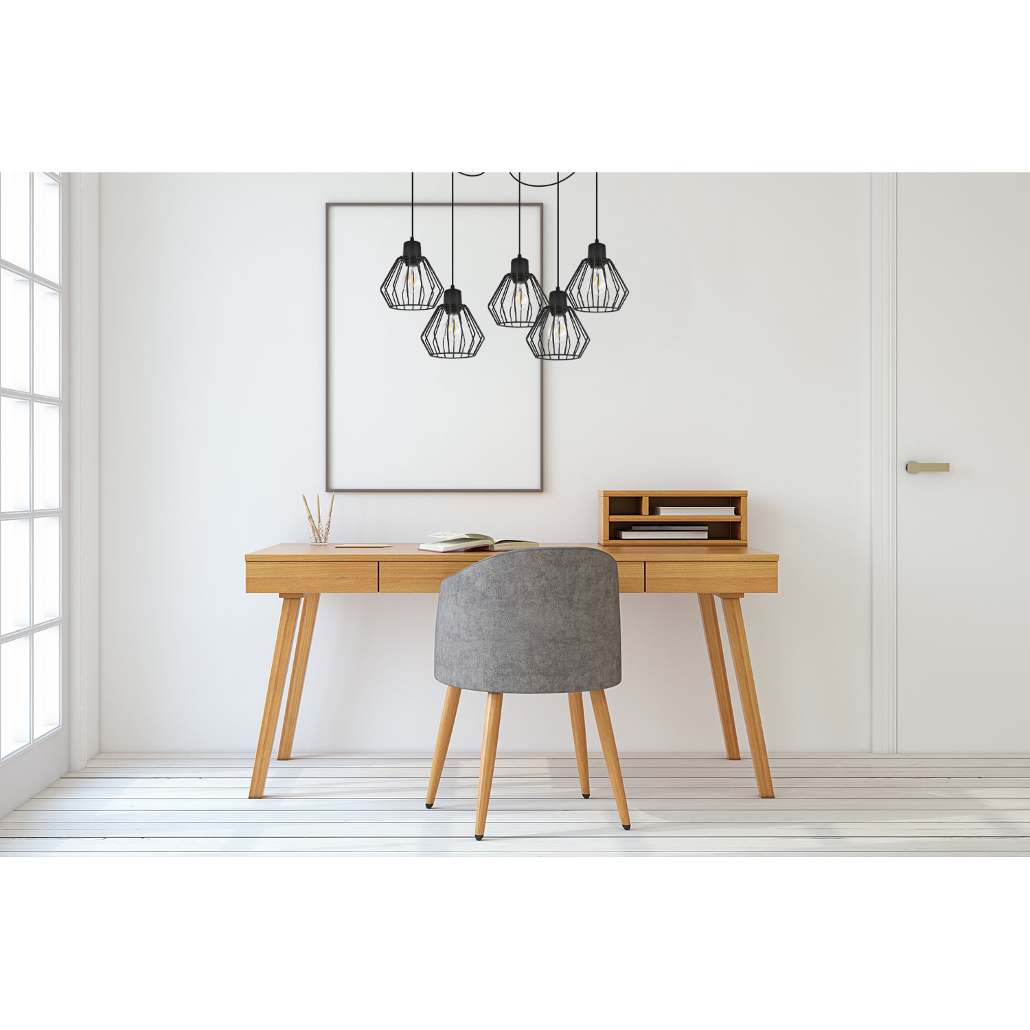 Závěsné svítidlo na nastavitelných kabelech SPIDER NUVOLA 2502-5 foto6