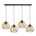 Modern lamp with wooden shades in Scandinavian style TIMBER 91444 foto8