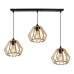 Modern lamp with wooden shades in Scandinavian style TIMBER 2360/3 foto4
