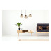 Modern lamp with wooden shades in Scandinavian style TIMBER 2360/3 foto4