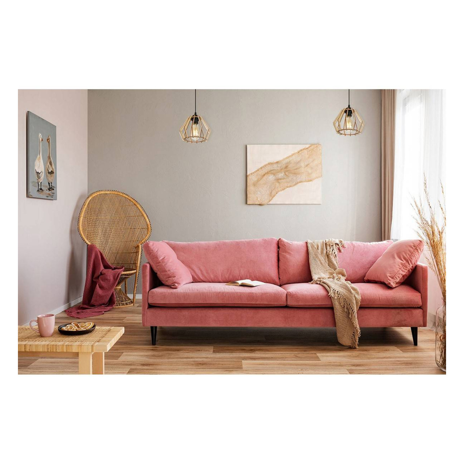 Nastavitelná závěsná lampa s jedinečným charakterem TIMBER 2360/1 foto7