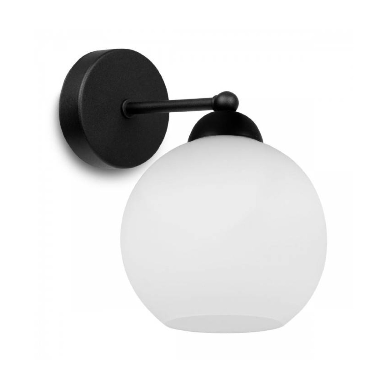 Elegantní nástěnné svítidlo s mléčnou koulí ELIZA 1988/K