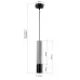 Pendant luminaire 40555 "GLAZE WOOD" foto4
