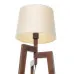 Stojací lampa v barvě ořechu s bežovým stínidlem  9660 "Trion" foto7
