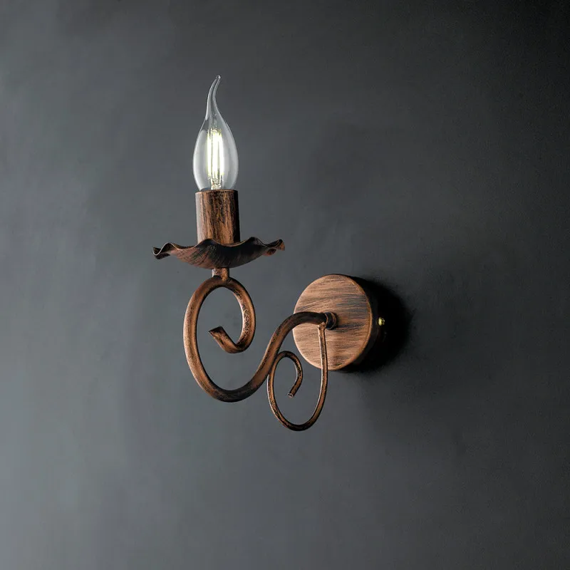 Wall lamp BL130-AP1-NR Alma, 1 X 40 Watt Max, black, copper