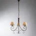 Pendant light BL258-3-BR Vienna, 3 X 40 Watt Max, brown, golden