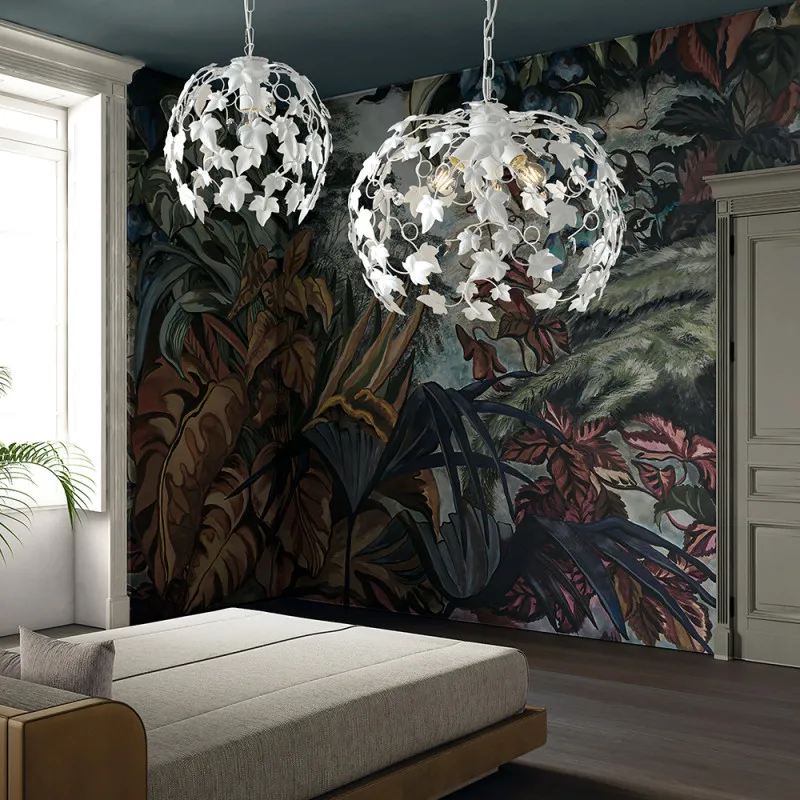 Chandelier BL50-1-BCO Edera, 1 X 60 Watt Max, shabby white foto2
