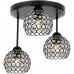 Elegantní závěsná lampa na tyči s dekorativními stínidy CRYSTAL 2220/3/OP foto6
