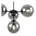 Black Pendant Light with Adjustable Length and Graphite Shades foto10