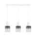 White pendant lamp with Square lampshades 60603 "Roberto" foto4
