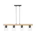 Wooden pendant lamp   40409 "Rustic Radiance" foto4